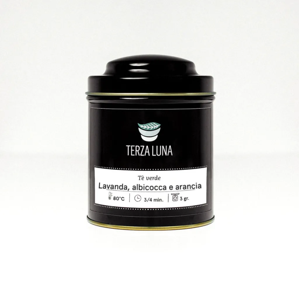 Terza Luna Tè Verde Aromatizzato^Apricot and orange lavender -flavored green tea-