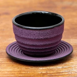Terza Luna Tazze Da Tè E Tisane^Cast iron cup with saucer