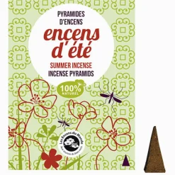 Terza Luna Incensi Anti Zanzare Naturali^Incense pyramids with mosquito repellent support