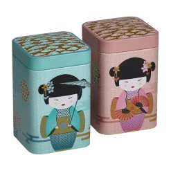 Terza Luna Scatole Per Il Tè^New little geisha quadrate