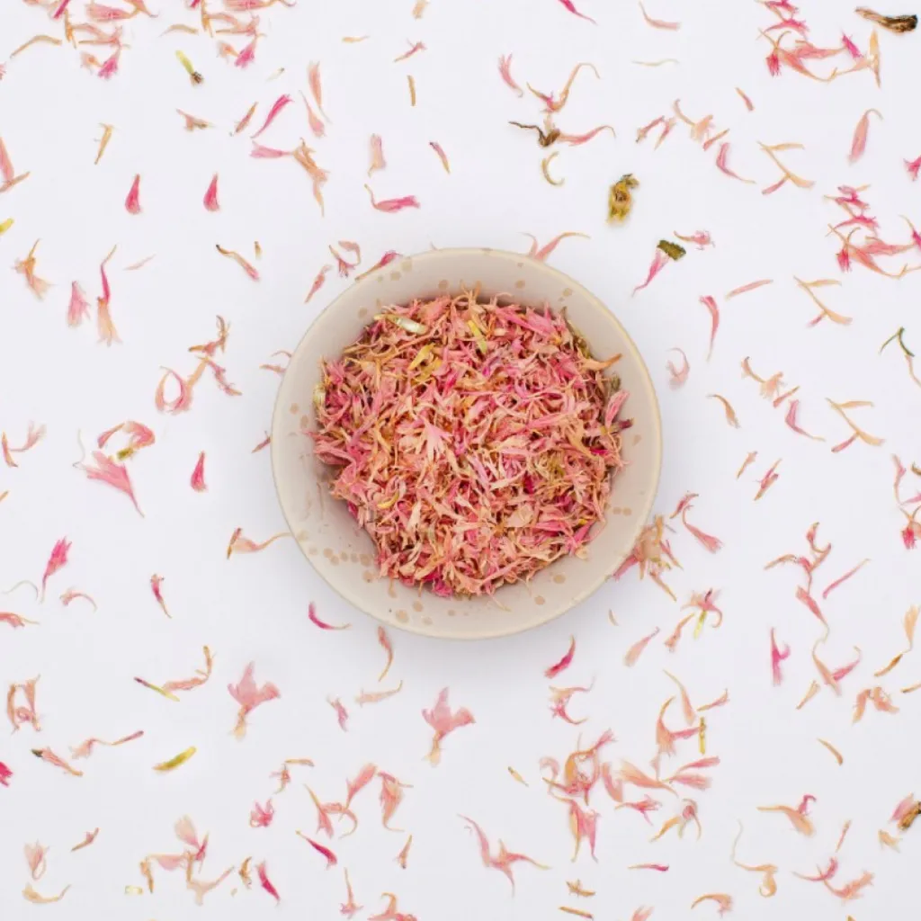 Terza Luna Erbe Officinali|Fiori Eduli E Garnish^Pink Cornflower Petals