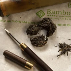 Terza Luna Tè Pu-erh|Tè Rari Premium^Pu erh 2015 Bamboo wrapped