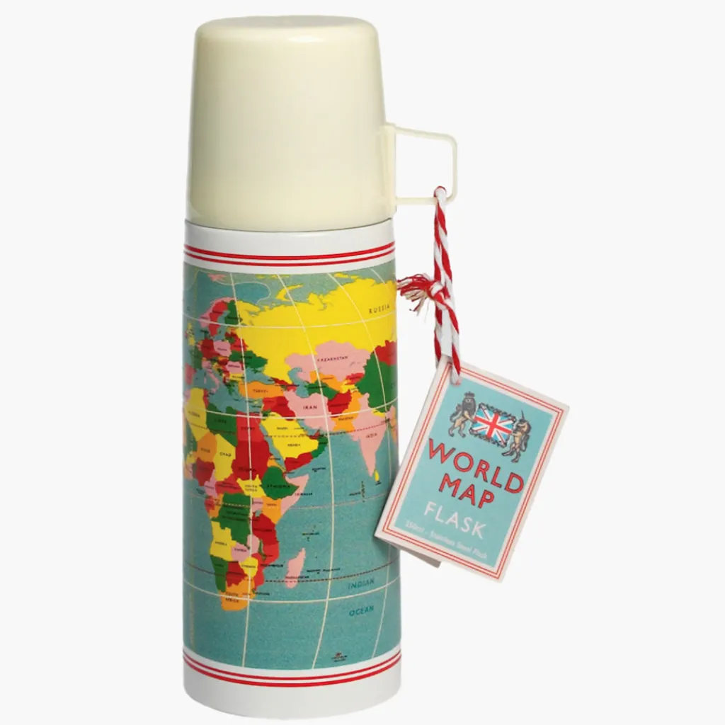 Terza Luna Thermos Tisane, Tè E Caffè^World Map Tea Thermos